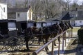 Amish buggies in OhioÃ¢â¬â¢s Amish Country Royalty Free Stock Photo